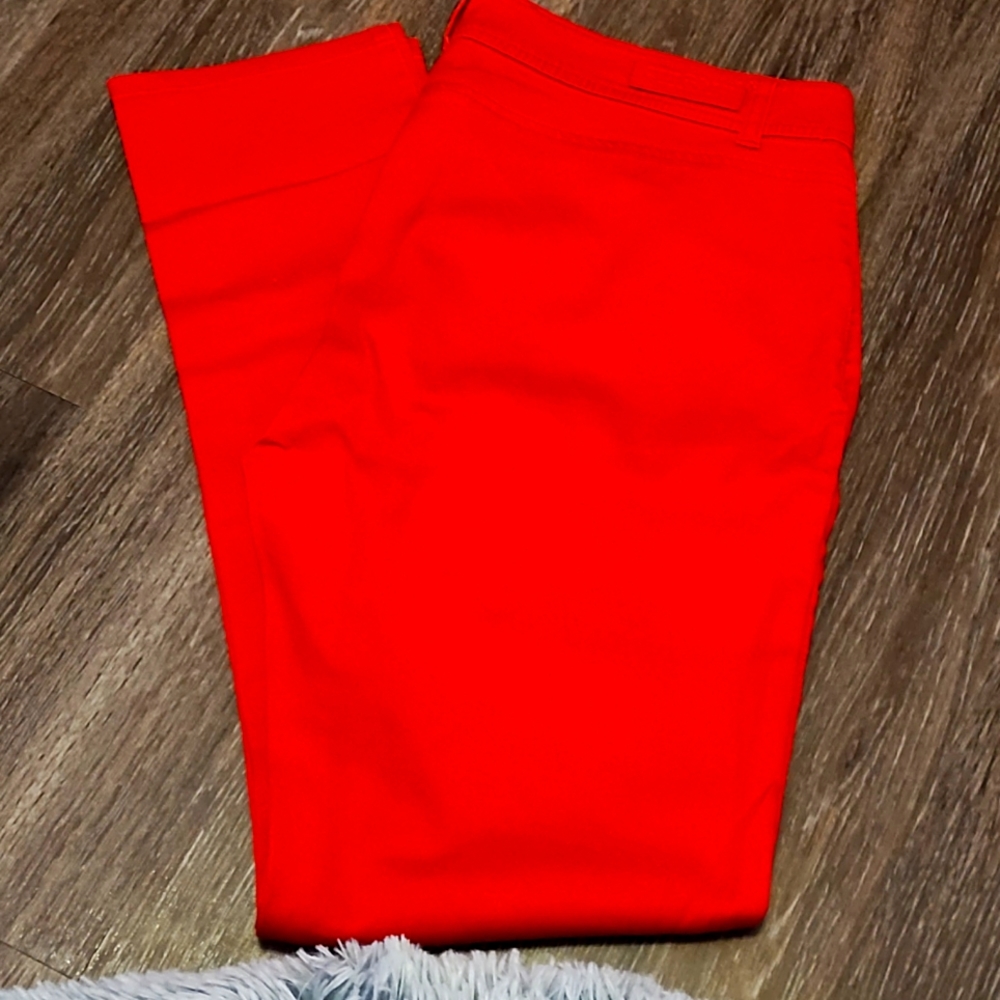 Red cute pants